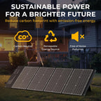 Soltricity 120W Portable Solar Panel – Best Folding Solar Panel for Camping, RV & Backup Power